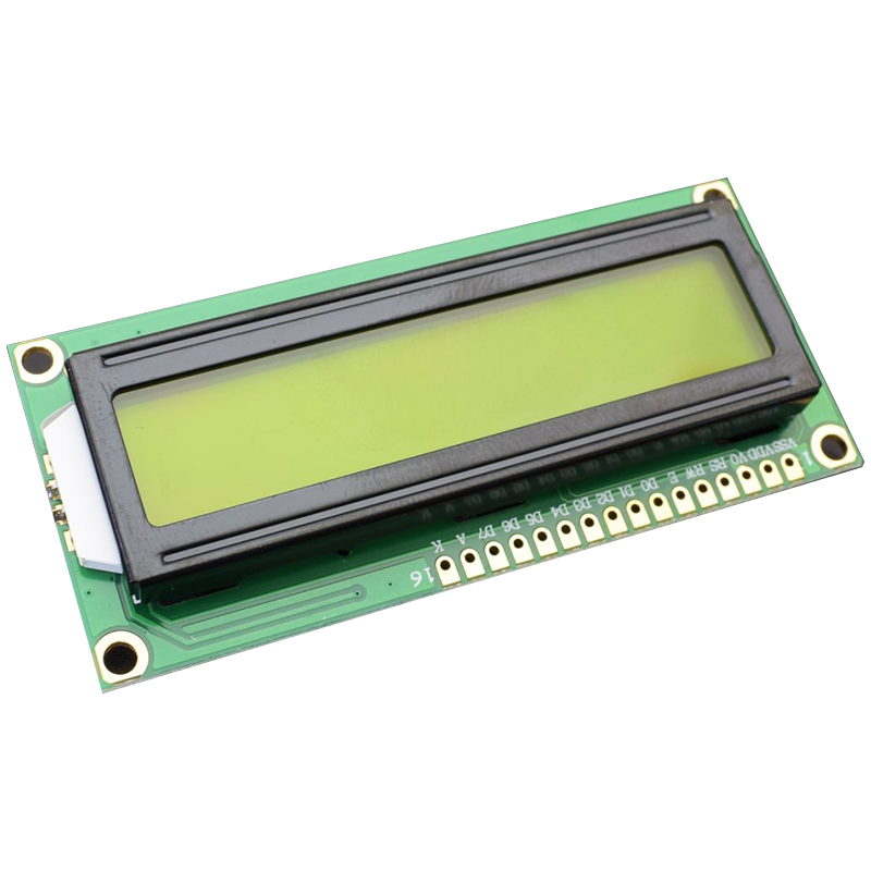 16x2 Character LCD display