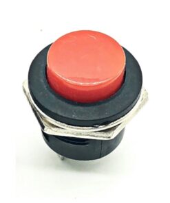Red R13-507 16mm No Lock Push, Button Momentary Switch 3A, 250V