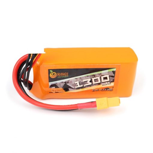 Orange 1300mAh LiPo battery