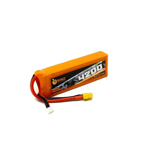 Orange 4200mAh LiPo battery