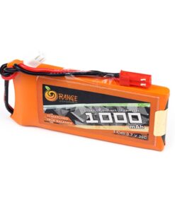 Orange 1000mAh 1S LiPo battery