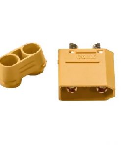 Male connector with housing